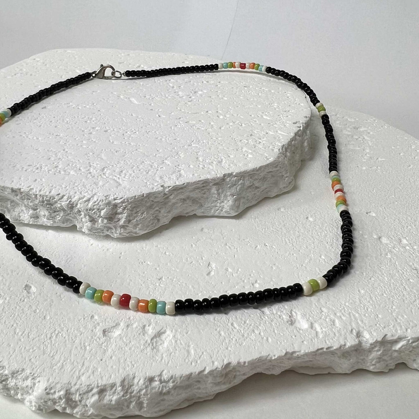 Sherbet Seed Bead Necklace