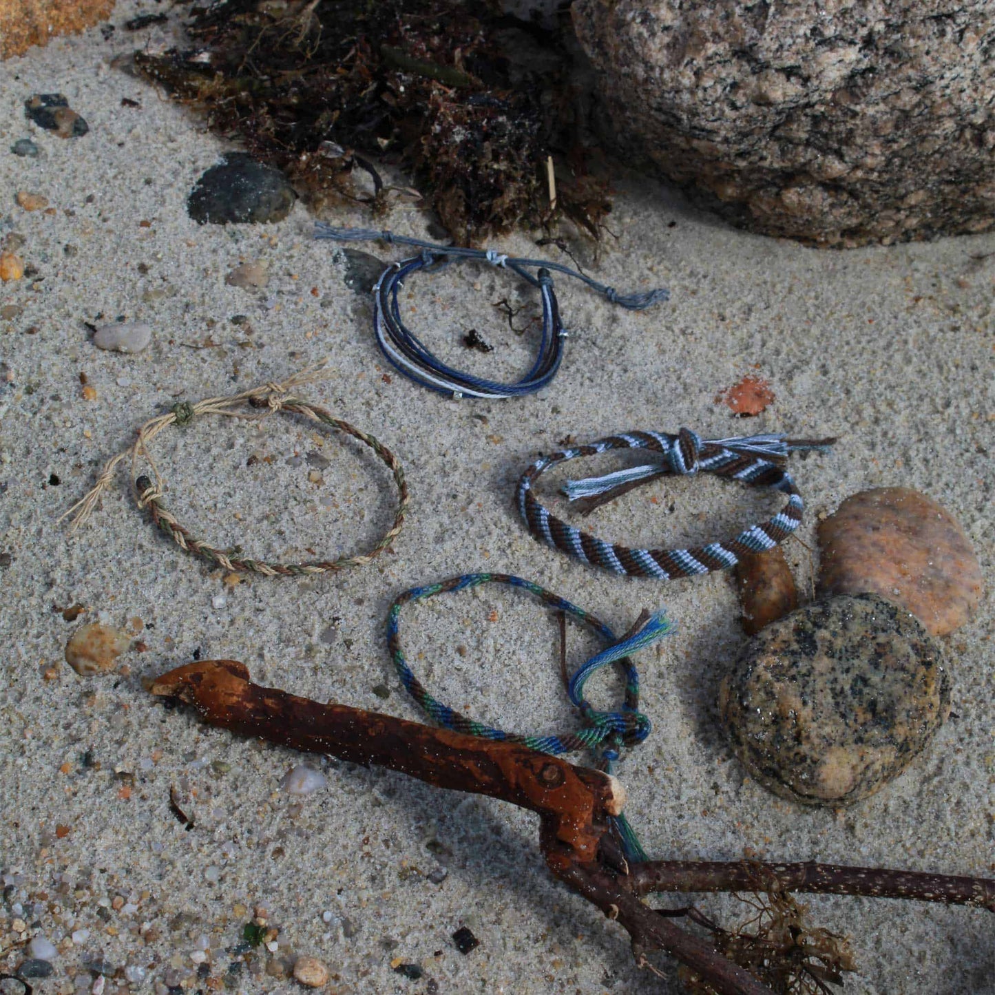 Natural OBX Bracelet Stack