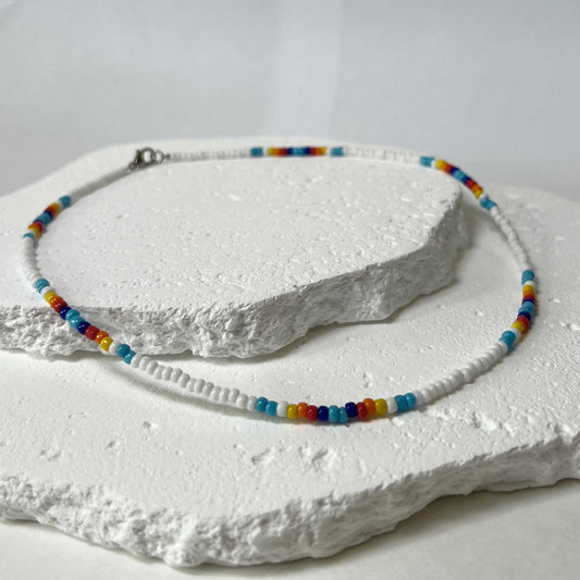 Parrot Seed Bead Necklace