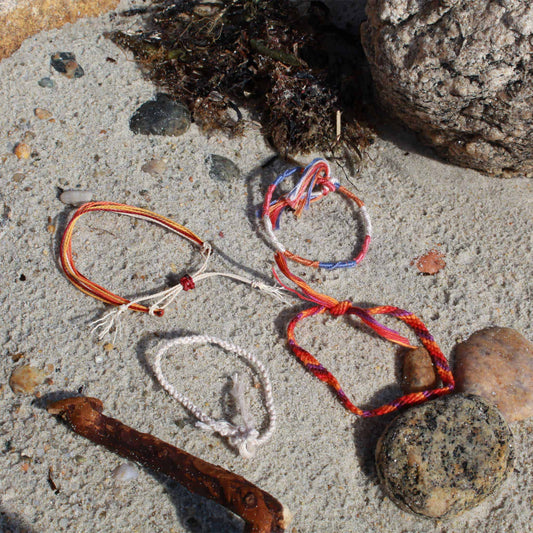 Red & Orange OBX Bracelet Stack